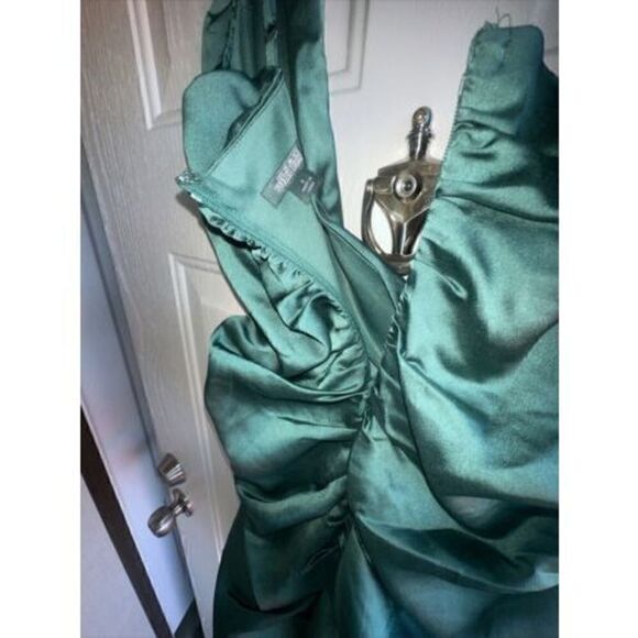 Women's Sleeveless Mesh Bodycon Dress - Size Small Wild Fable Green. A - Picture 4 of 4